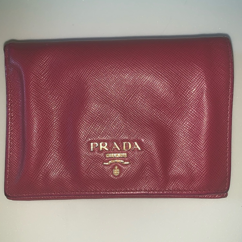 Prada Red Wallet